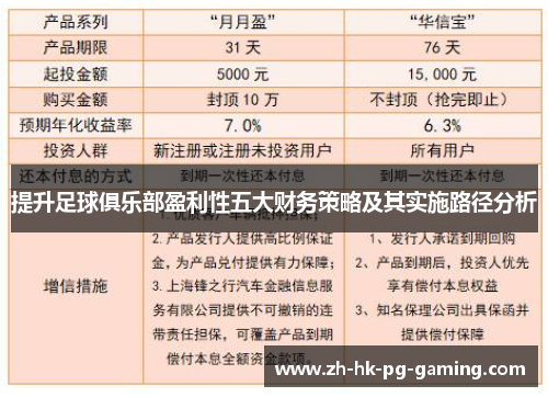 提升足球俱乐部盈利性五大财务策略及其实施路径分析